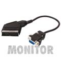 Adapter Przejście wtyk 15pin VGA – Scart gniazdo 0,3m / SCART 30