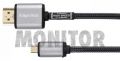 PRZEWÓD / KABEL HDMI - micro HDMI wtyk-wtyk (A-D) 3m / KM0328 Kruger&Matz