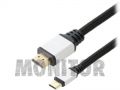 PRZEWÓD / KABEL HDMI - mini HDMI 3m / BLOW Silver Series