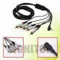 Kabel Component AV 5RCA - PSP 2000 (Slim & Lite) do TV LCD/ PSP7