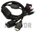 KABEL VGA + 3RCA – do PS3, WII / PSP20