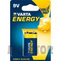 BATERIA alkaliczna VARTA 6LR61 / 9V Energy 1szt.