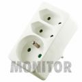 ROZGAŁĘŹNIK / ADAPTOR 3X / KF-FBZB-01/01-2A  P0025