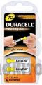 BATERIA DA10 DURACELL 1,4V Zinc-Air